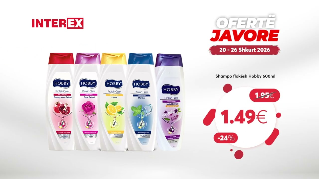 Oferta Javore në Interex💥Zbritja vlen nga data 20 deri më 26 Shkurt⏳