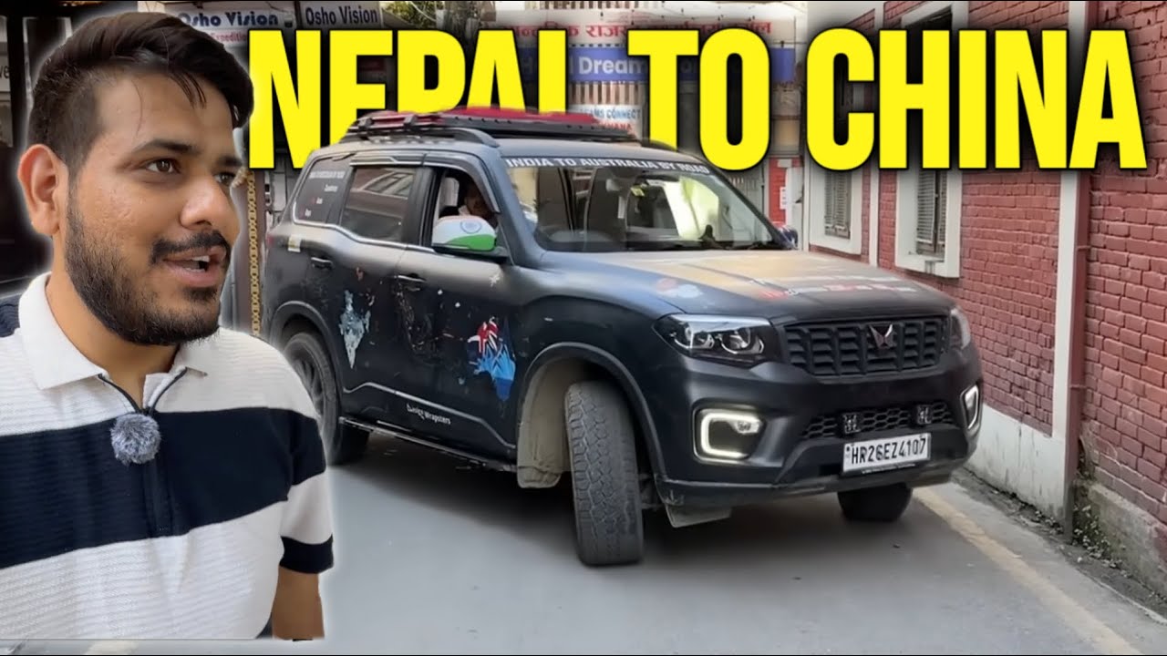 Finally Nepal To China By Road - India To Australia By Road 🇮🇳