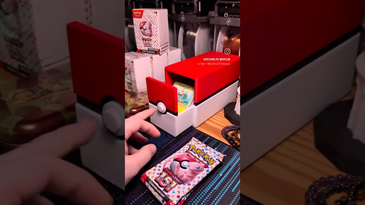 My new Pok&eacute;mon Card Storage system - #pokemon #pokemoncards #pokemontcg #tcgaccessories #3dprinted