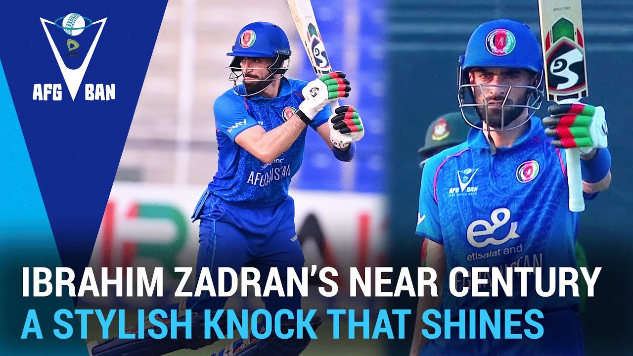 Ibrahim Zadran’s Classy 95-Run Innings | Afghanistan vs Bangladesh | ODI Series | M 03 | ACB | 311K