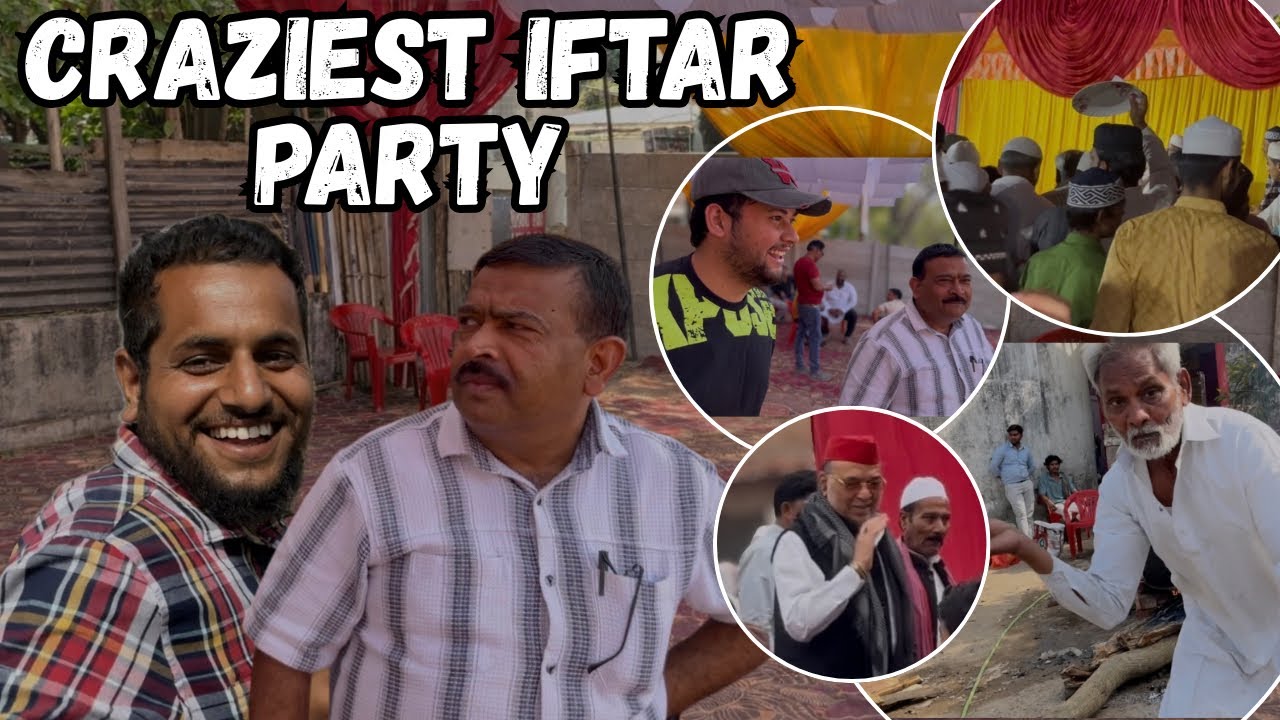 Craziest Iftar Party Ever 😂 | Public Went Out Of Control For Food 🤯 | Funny Vlog