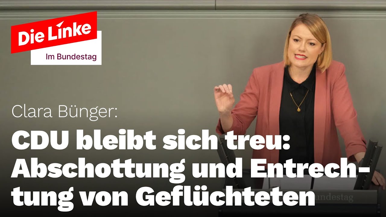 Die CDU bleibt sich treu: Abschottung und Entrechtung von Gefl&uuml;chteten
