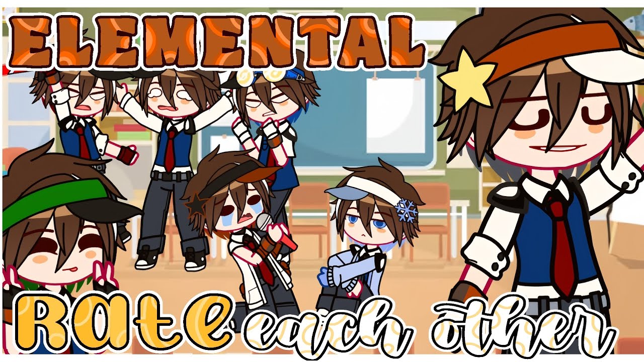 ELEMENTAL RATE EACH OTHER || Gacha club || Boboiboy || #fyp 