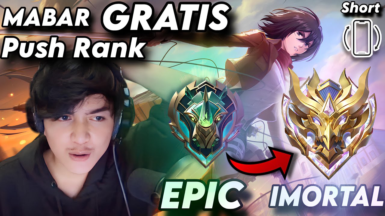 GRATIS MABAR PUSH RANK ! #mobilelegends