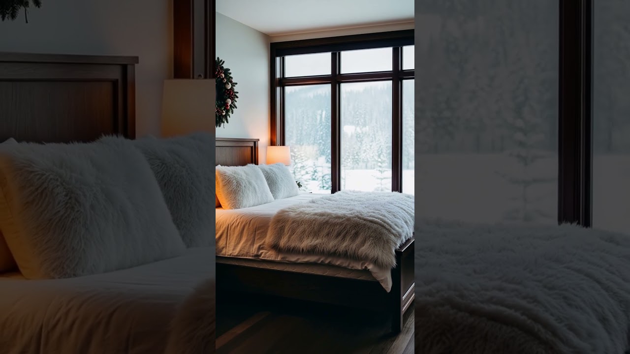 Winter Wonderland Luxury: Cozy Christmas Chalet Tour! ❄️🏡#ChristmasChalet #DreamHome #LuxuryCabin