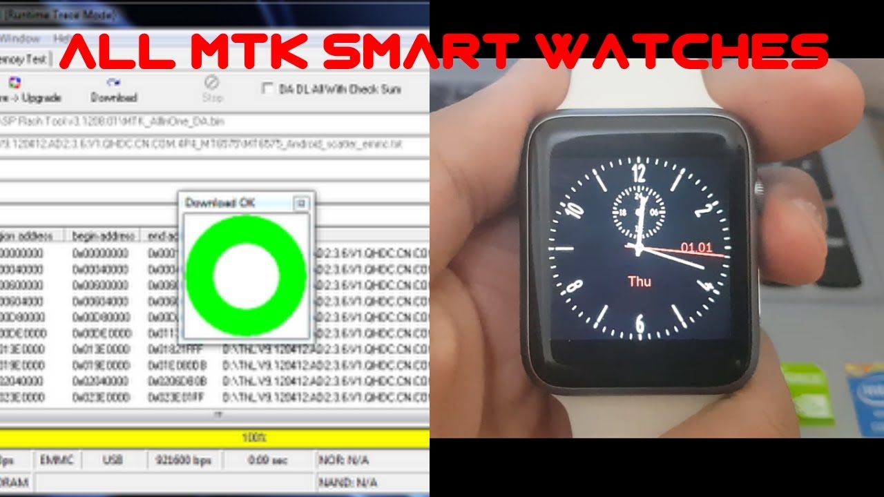 All MTK Smart Watch ROM installation (Step by Step)