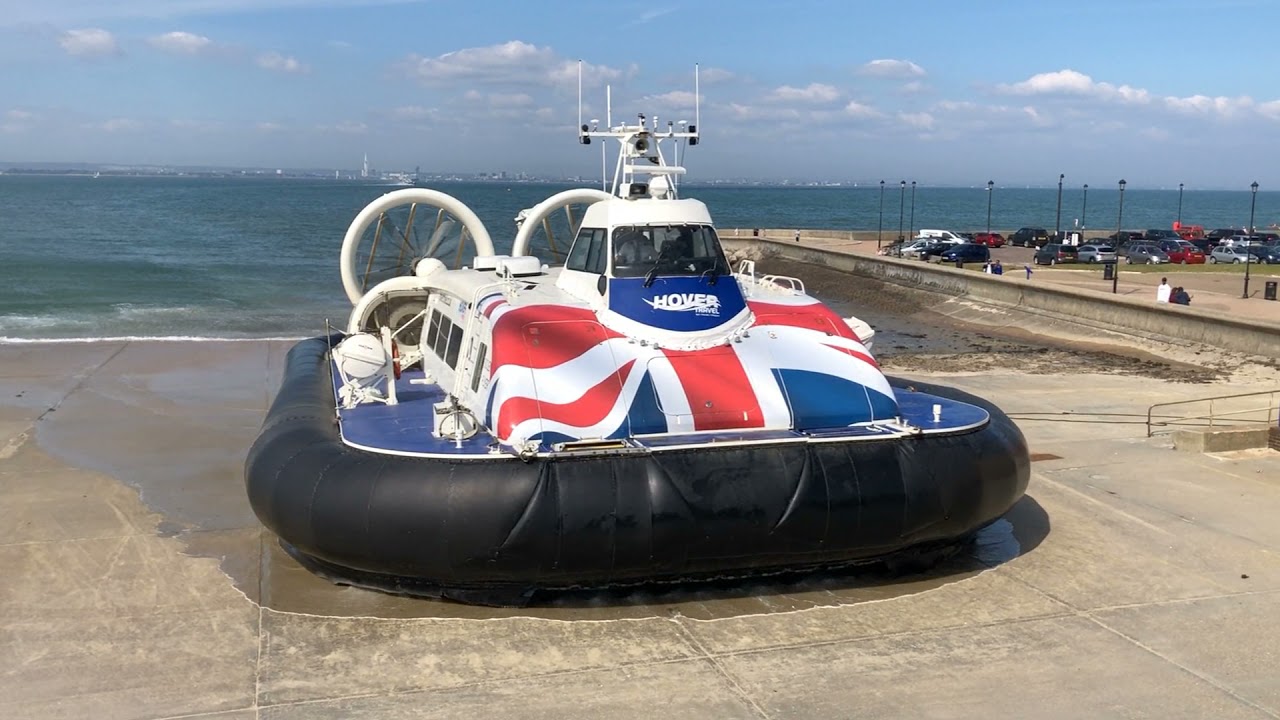 2021 Hovercraft journey across the Solent