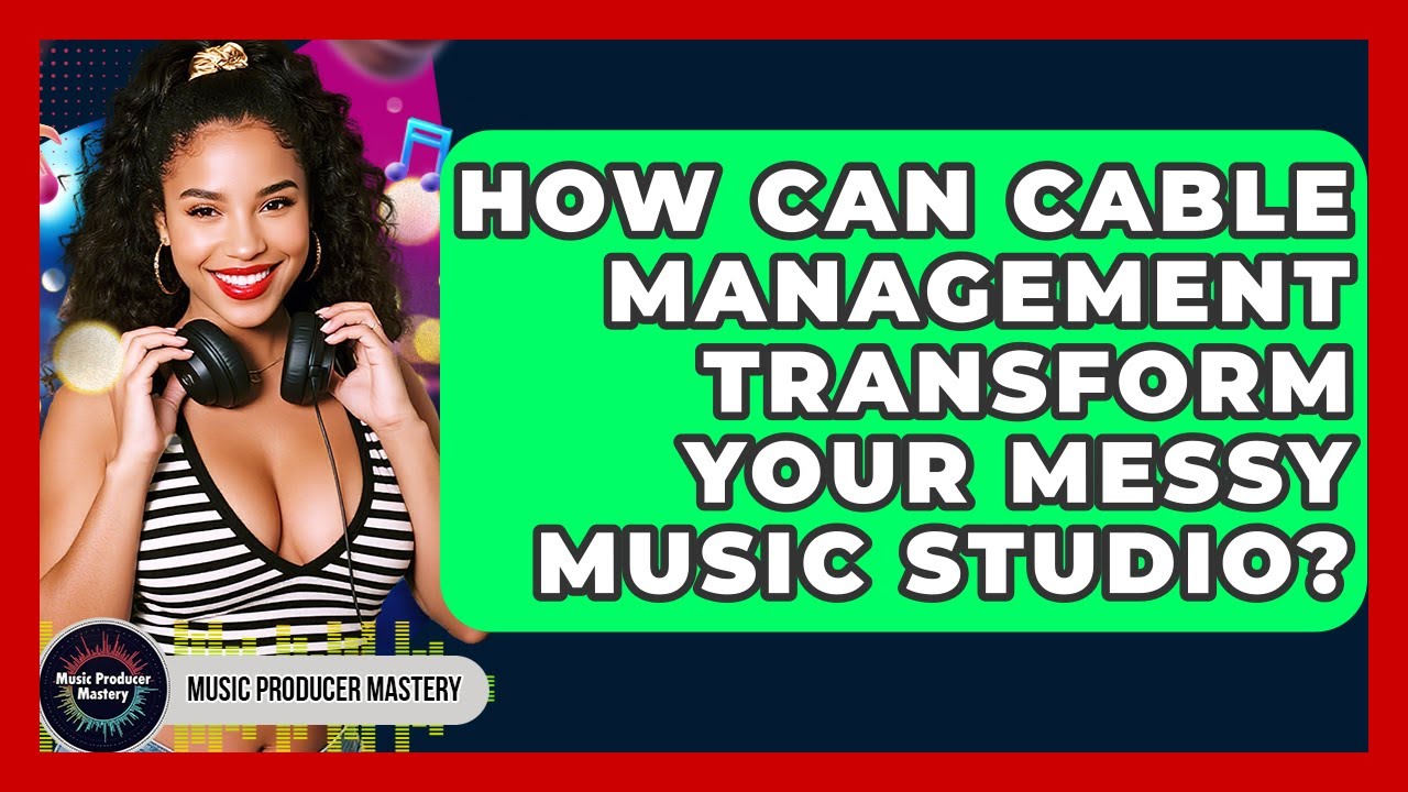 How Can Cable Management Transform Your Messy Music Studio? - Music Producer Mastery