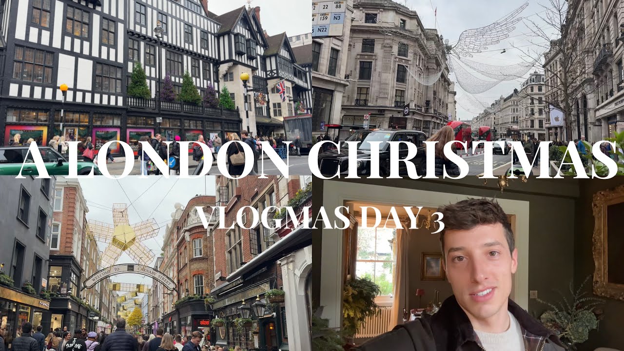 Come Explore the Magic of London at Christmas with Me! | Vlogmas Day 3 🎄