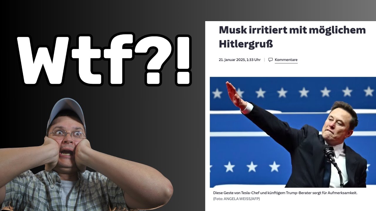 Reaction: Elon Musk Rede bei der Trump Amtseinfuehrung