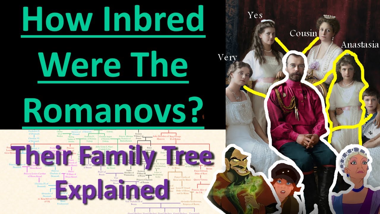 The ROMANOV'S: Their Inbred Family Tree Explained- Mortal Faces