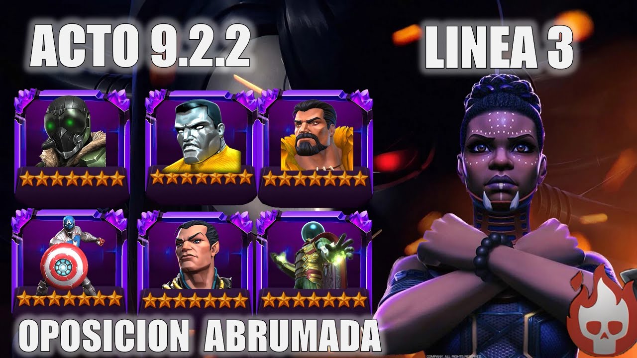 ACTO 9.2.2 INQUISICION - LINEA 3 - OPOSICION ABRUMADA - BOSS SHURI - NO RECURSOS - MCOC