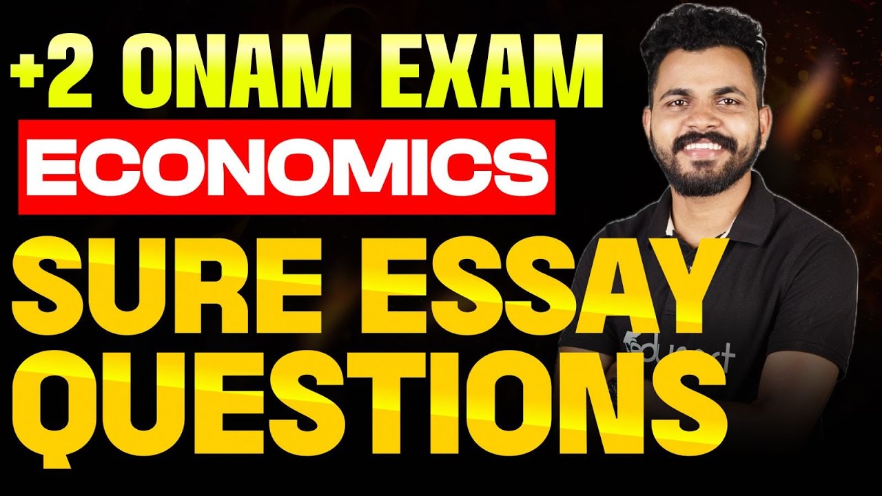 Plus two Onam Exam Economics  Sure Essay Questions | Eduport