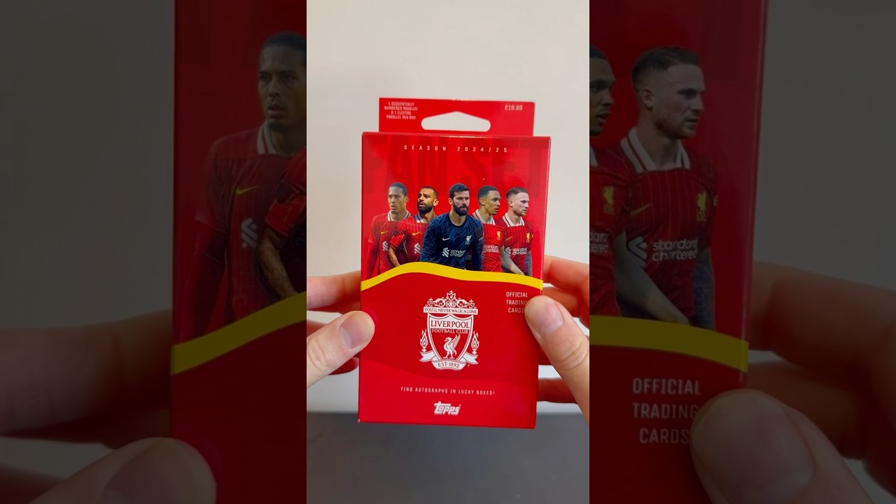 NEW! Topps Liverpool fan set 2024/25 box opening!