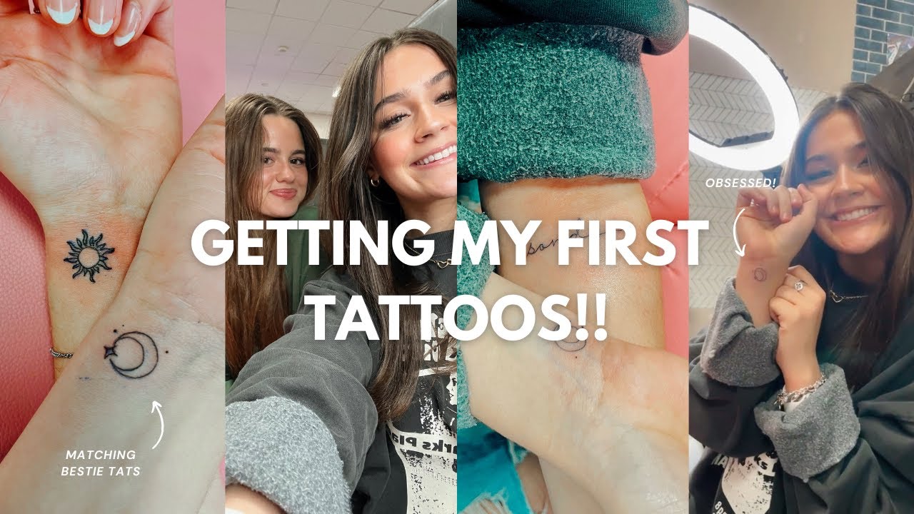 come with me to get my first tattoos!!