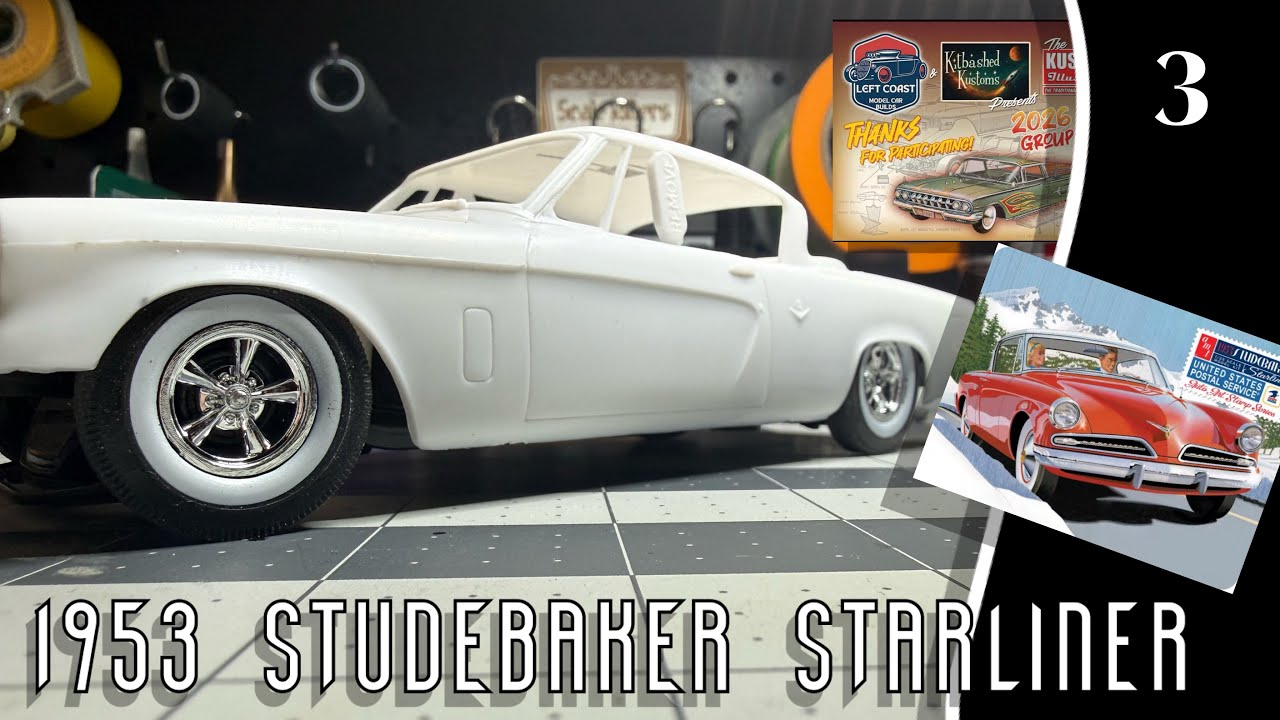 Wide whites and undercarriage details! @LeftCoastModelCarBuilds  and @KitbashedKustoms. #modelcar 