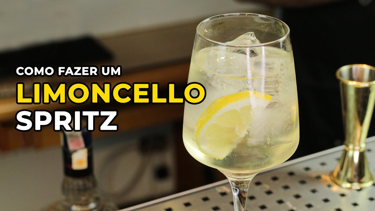 Receita de Drink Refrescante com Espumante - Coquetel Limoncello Spritz - Bartender Store