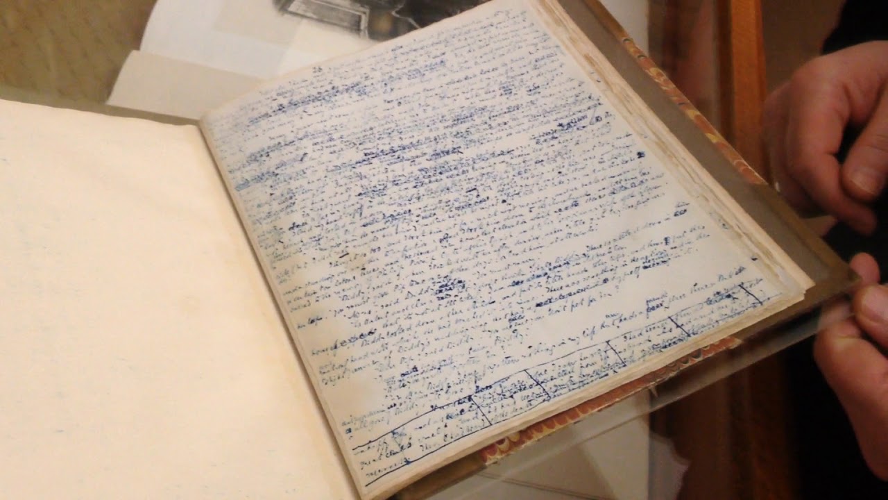Manuscript of Dickens' Great Expectations in Wisbech Museum
