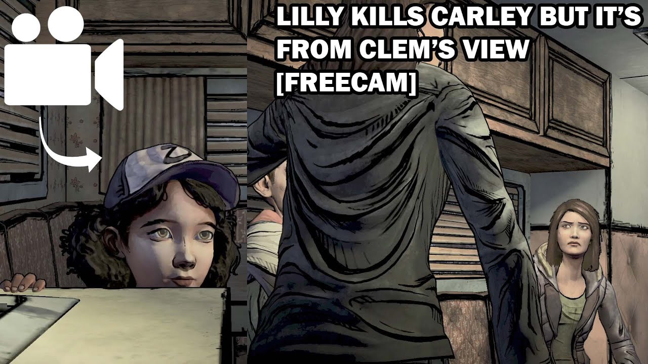 Lilly Kills Carley But It's From Clem's View [FREECAM]