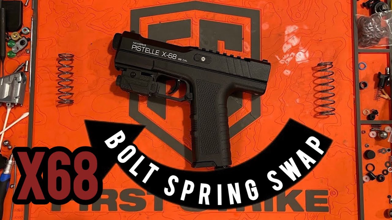 LL4D Defence Innovation Pistelle X68 (MCS) - Swapping Bolt Springs PT1