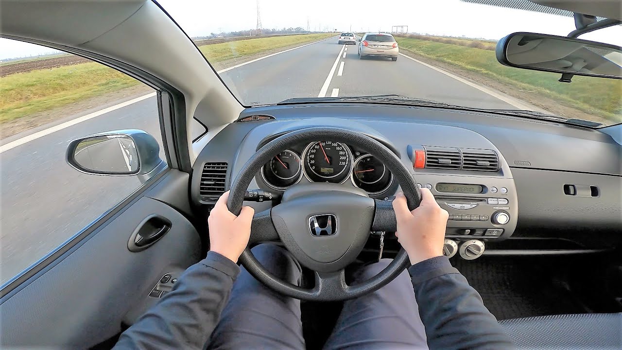 Honda Jazz II 1.2 i-dsi 78HP (2007) POV Test Drive 0-100 | 4K #163
