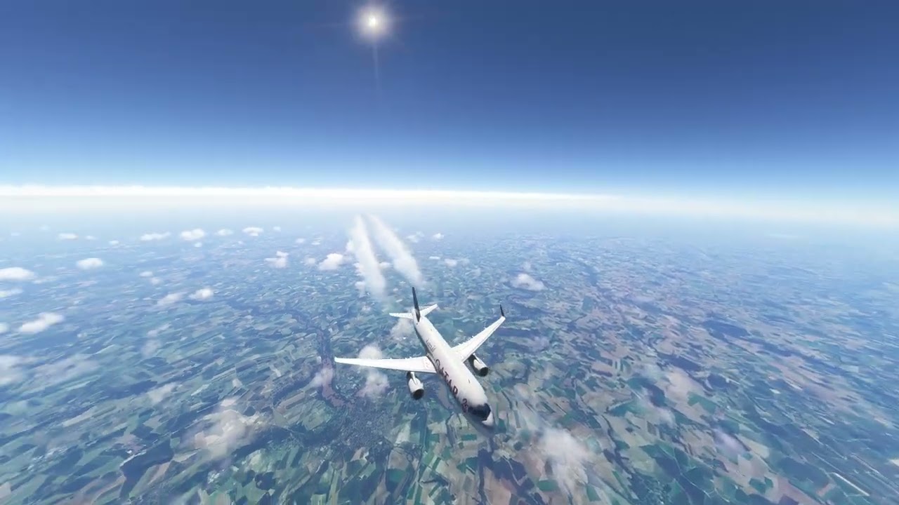 From Paris Int. Airport To Amsterdam Int. Airport By Fenix A320 MSFS2024 