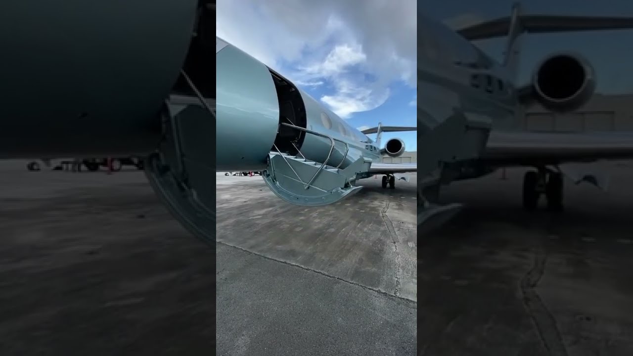 🔥 Gulfstream G650er closing air stairs