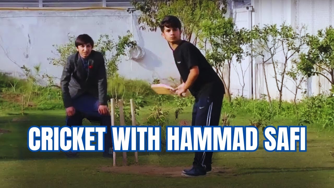 Hammad Safi Played Cricket With Us | @hammadsafi  Cricket Match | Muhammad Afridi