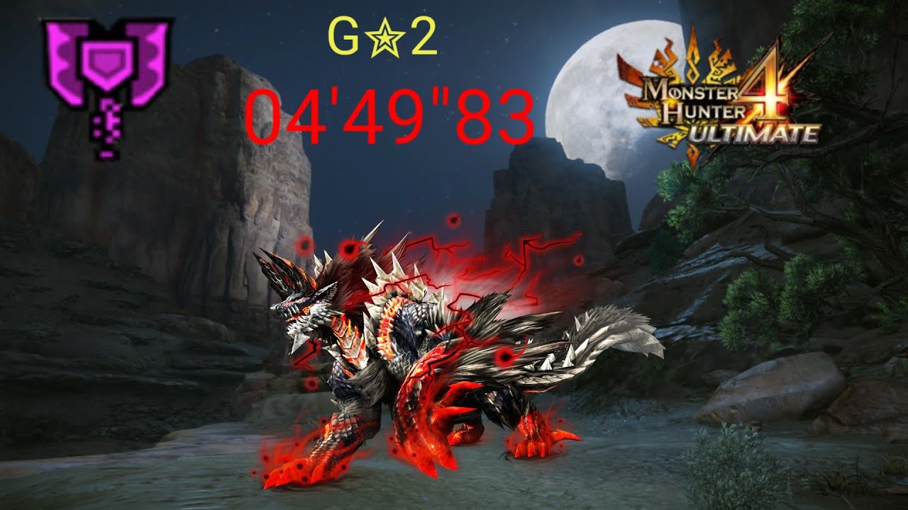 MH4U [Citra] G✮2 Stygian zinogre Charge Blade 04'49