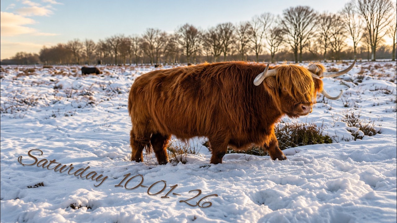 Scottish Cows in The Netherlands