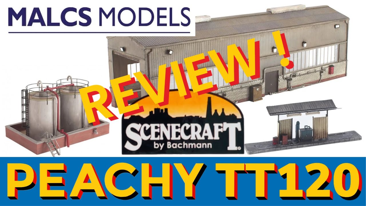 TT120 Buildings Exclusive to Malc’s Models from Scenecraft by ​⁠@Bachmann Trains