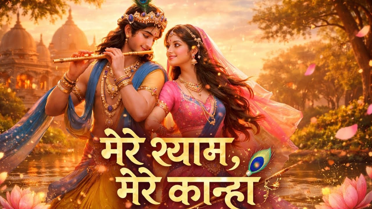 मेरे श्याम, मेरे कान्हा ❤️ | Radha Krishna Romantic Bhajan 2026 | Vrindavan Divine Love Song