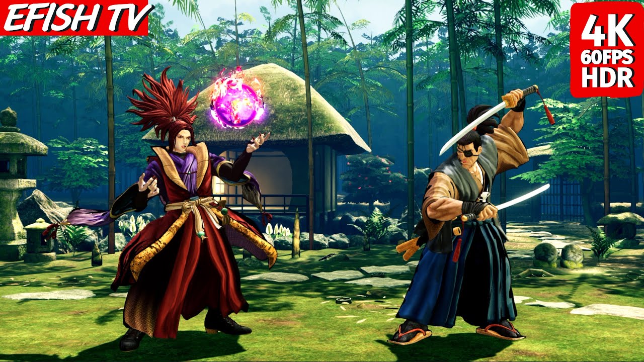 Amakusa vs Yagyu Jubei (Hardest AI) - Samurai Shodown | 4K 60FPS