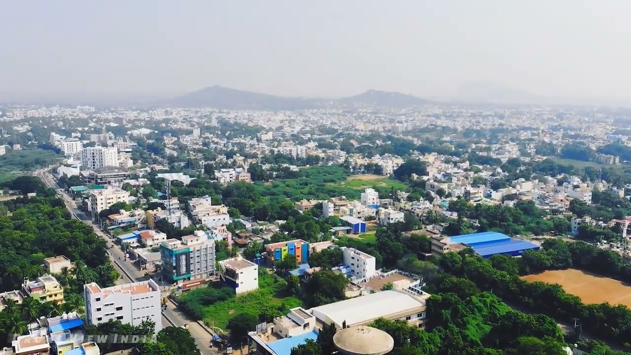 India City - Madurai | drone view India