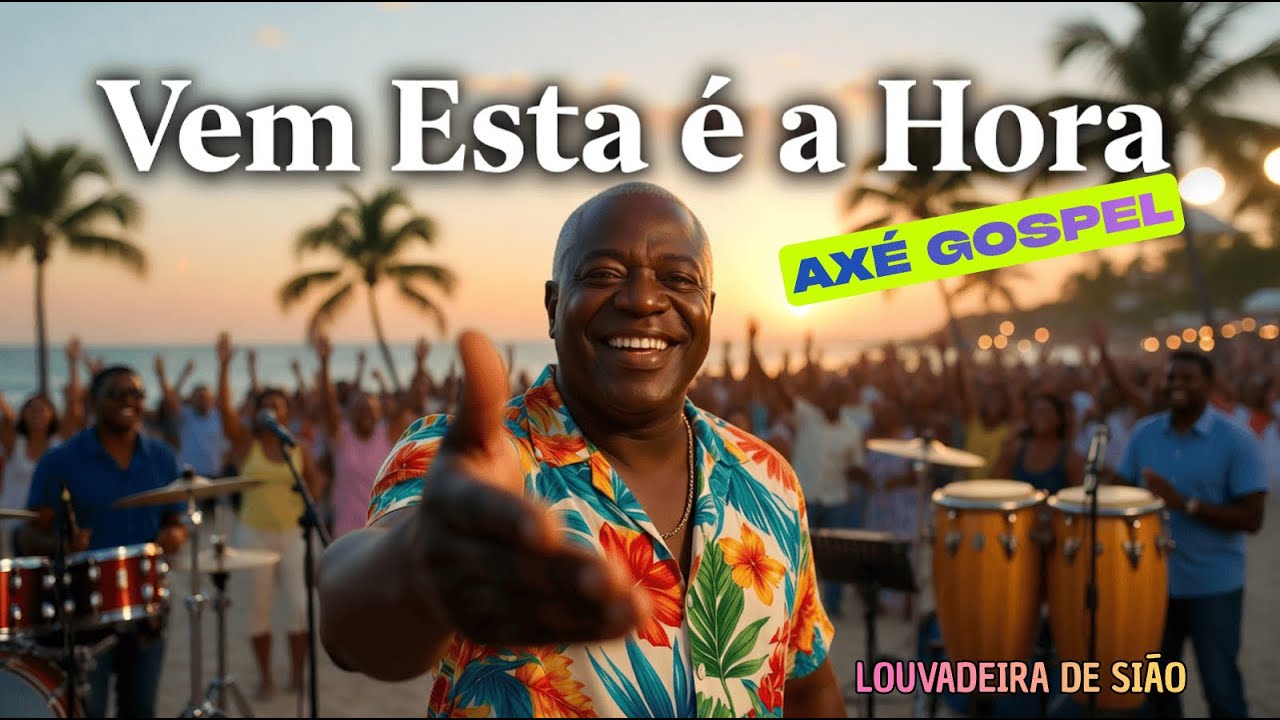 VEM ESTA É A HORA (Ministéro Vineyard) 🔥 AXÉ GOSPEL COVER - Versão Animada da pra Dançar.