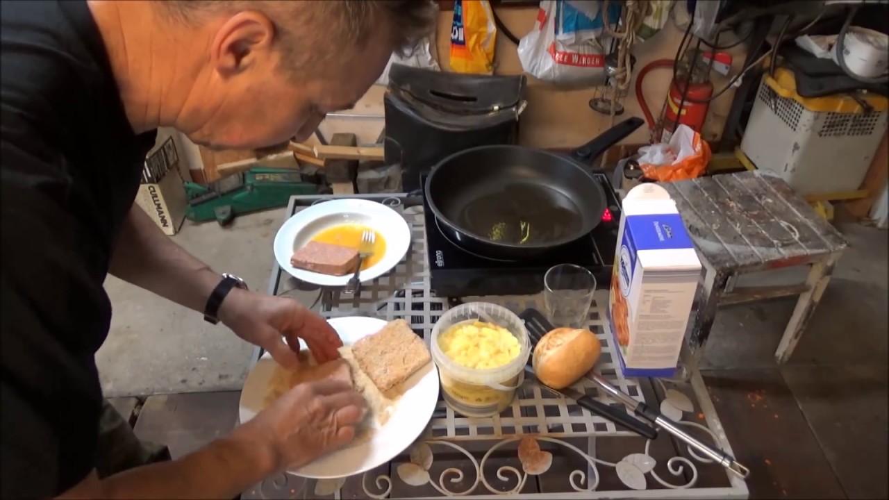Der Feldkoch Teil 2 Hölländerschnitzel mit Sättigungsbeilage