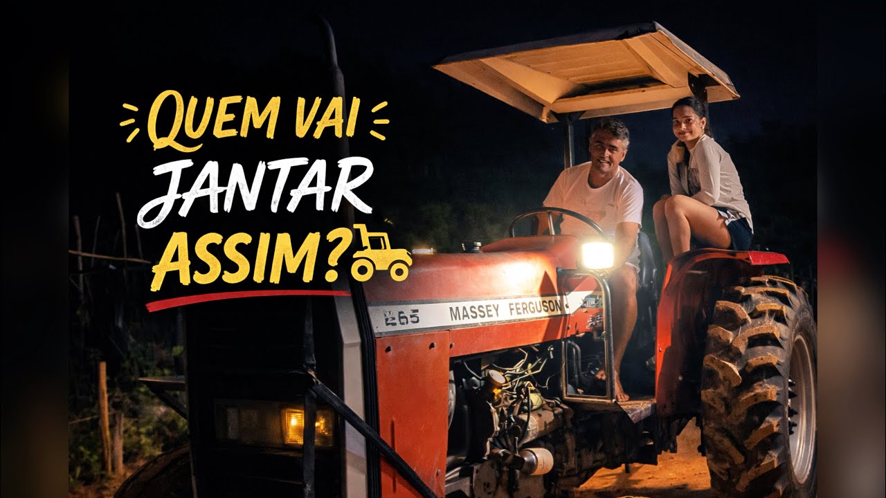 Jantar na Casa da Sogra de Trator 🚜🌾 e Ainda Teve Eclipse Lunar 🌕