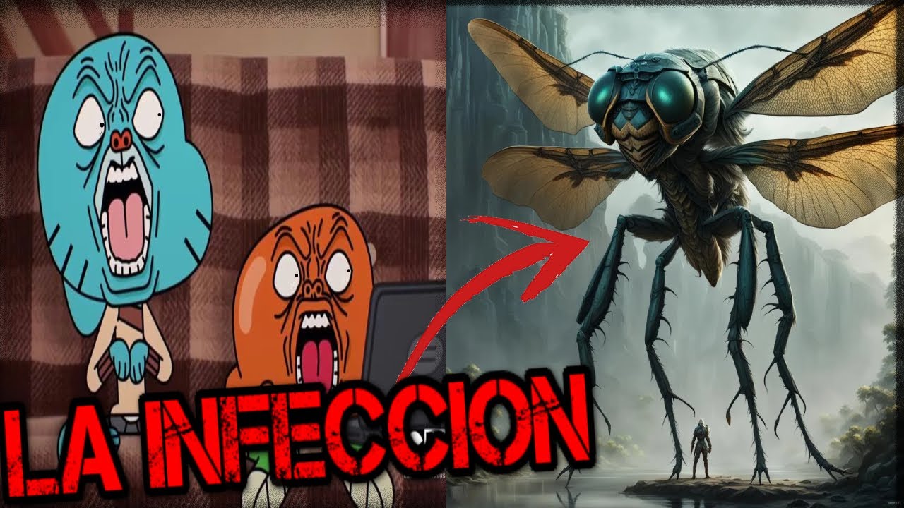 👹 LA INFECCION DE LOS INSECTOS -  EL INCREÍBLE MUNDO DE GUMBALL (CREEPYPASTA)