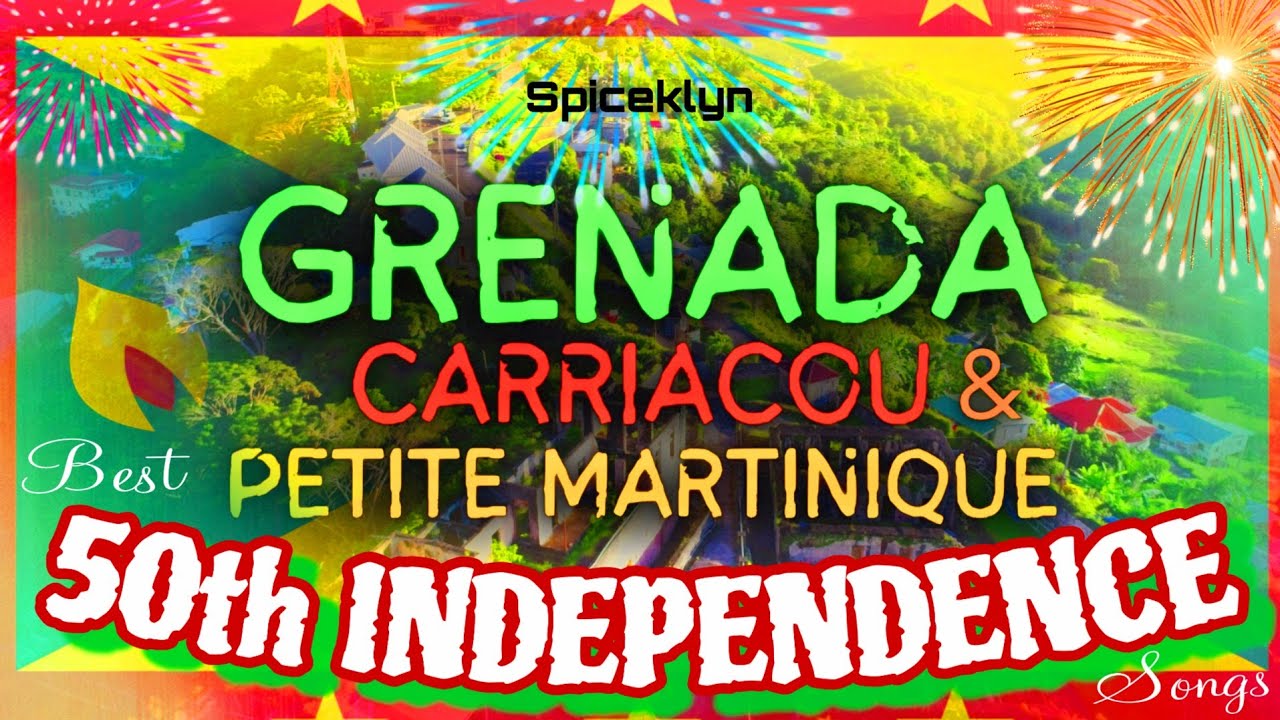 GRENADA 50th INDEPENDENCE SONGS MIX  🏝🌞💯🇬🇩🎶 Golden Jubilee #calypso  #473