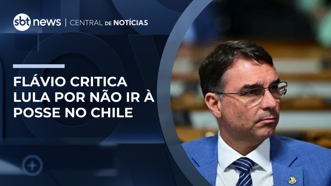Flávio Bolsonaro critica Lula por não ir à posse de Kast: 