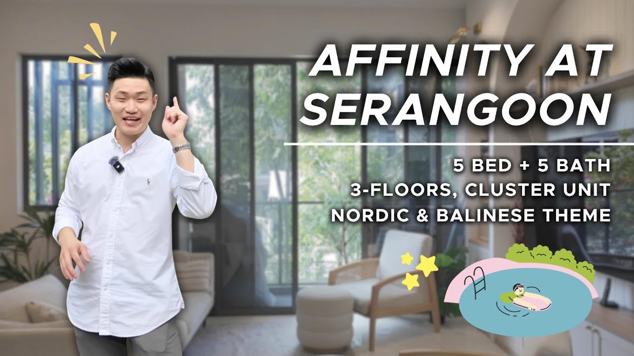 Touring a Nordic Meets Balinese 5 Bedroom Cluster Home | Affinity At Serangoon - #PropertyPartners