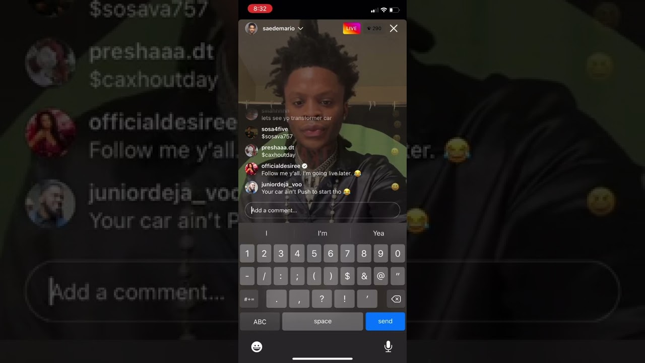 Saedemario Funniest Live Ever !!!! Glock And Nyema Reunited + Glock Vs IG Baddie And OG And More 😂