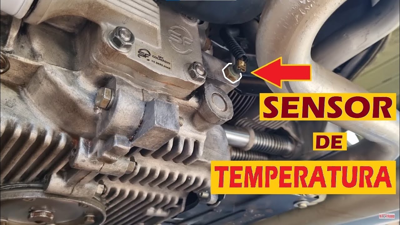 LOCAL do SENSOR de TEMPERATURA MOTOR VW AR BRASILIA FUSCA