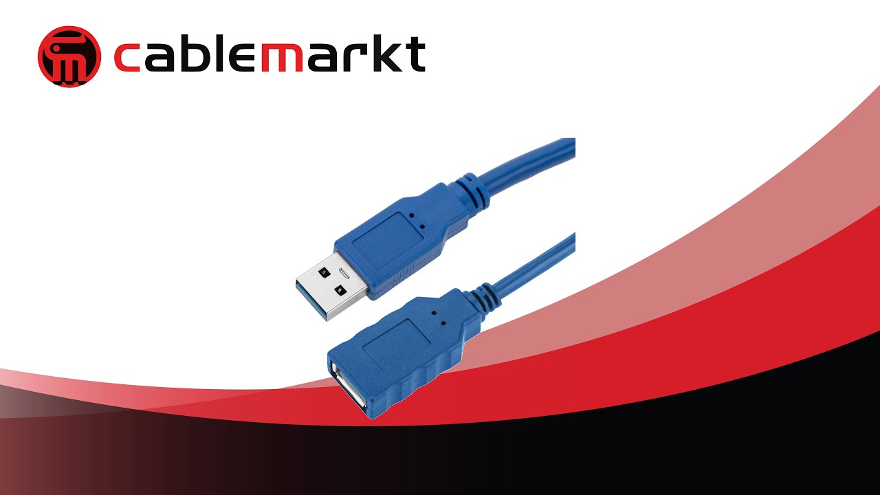 Cable alargador USB 3.0 de 2 m tipo A Macho a Hembra - distribuido por HYDRABAZAAR &reg;
