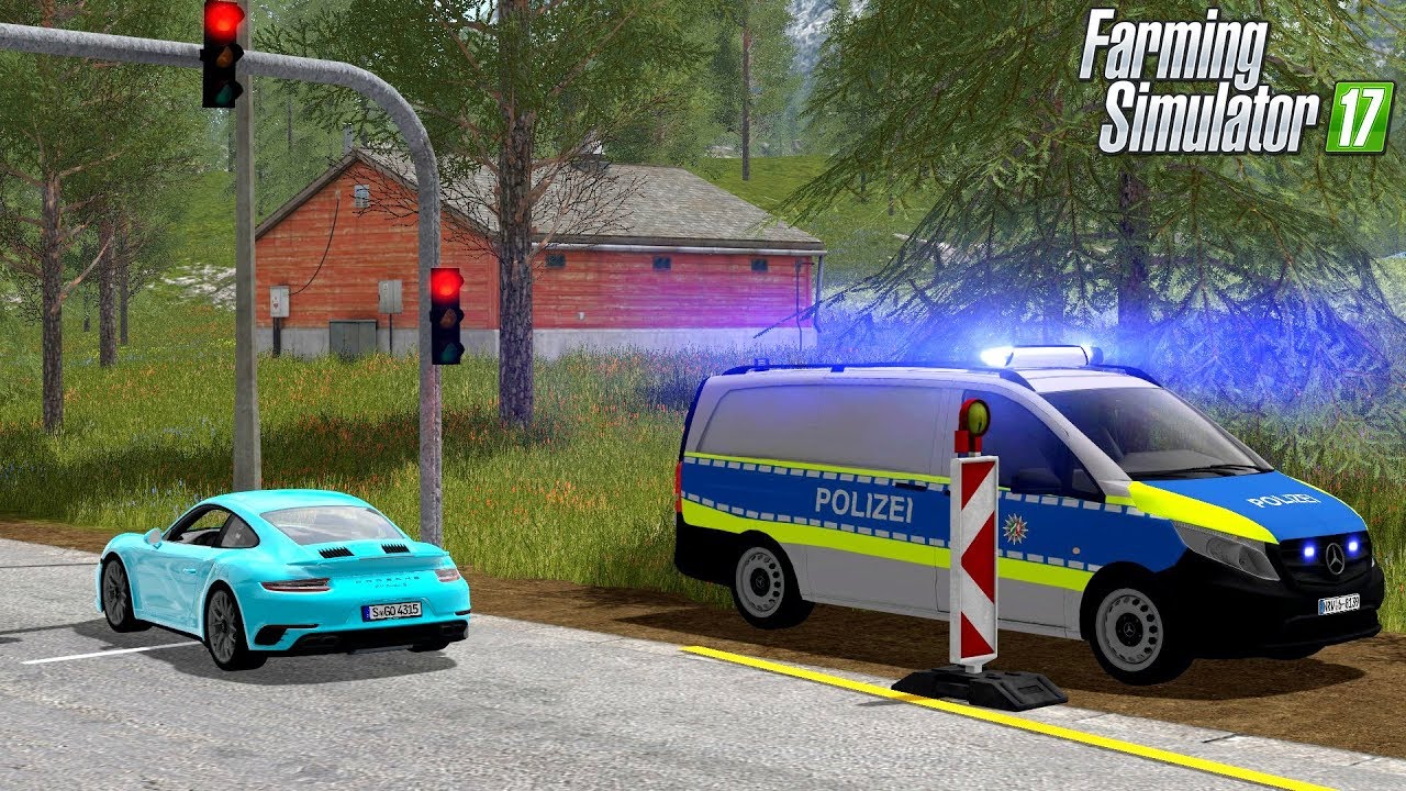 LS17 Polizei Einsatz - Riskante Verfolgungsjagd mit Praktikant endet im Unfall! 💥🚨