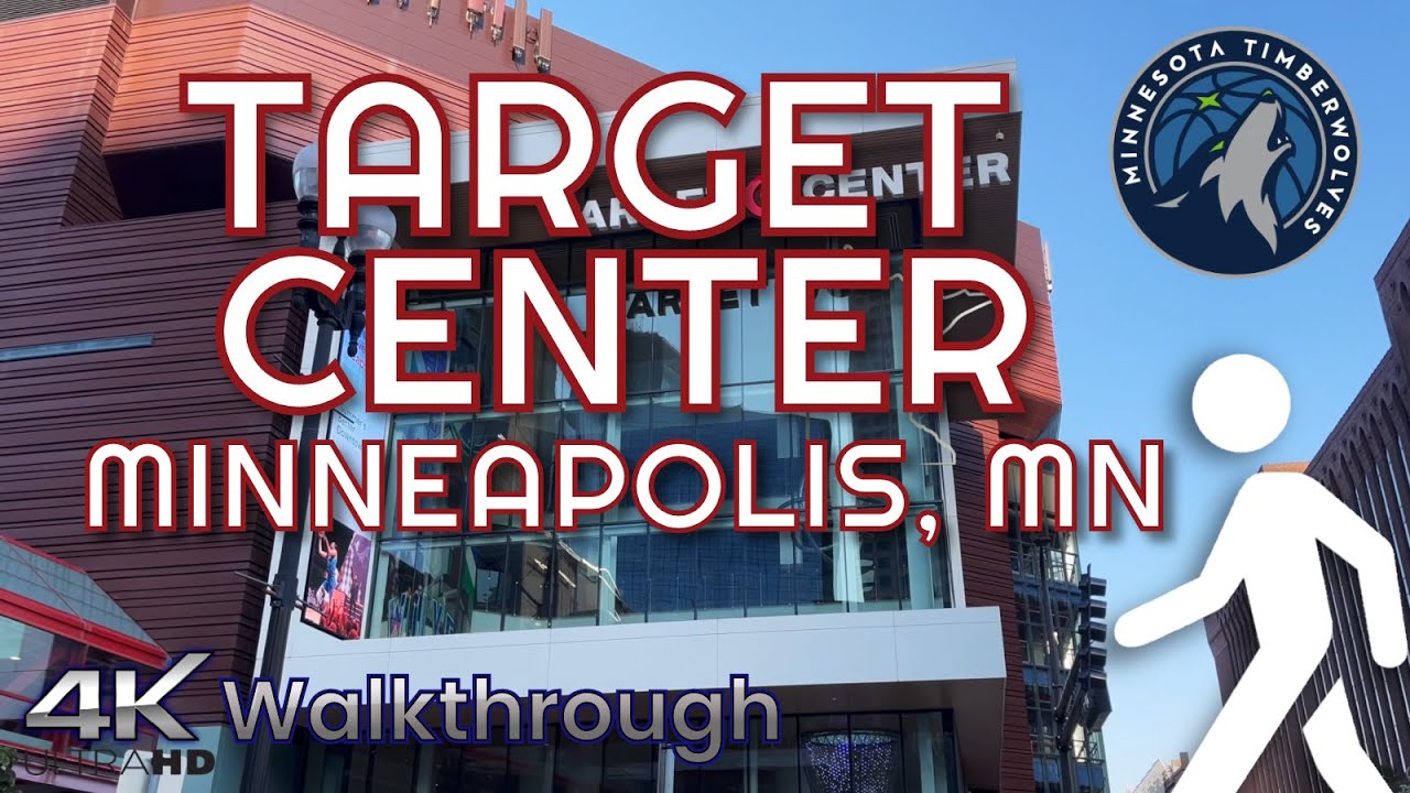 Target Center, Home of the Minnesota Timberwolves & Lynx | Minneapolis, MN | #4K