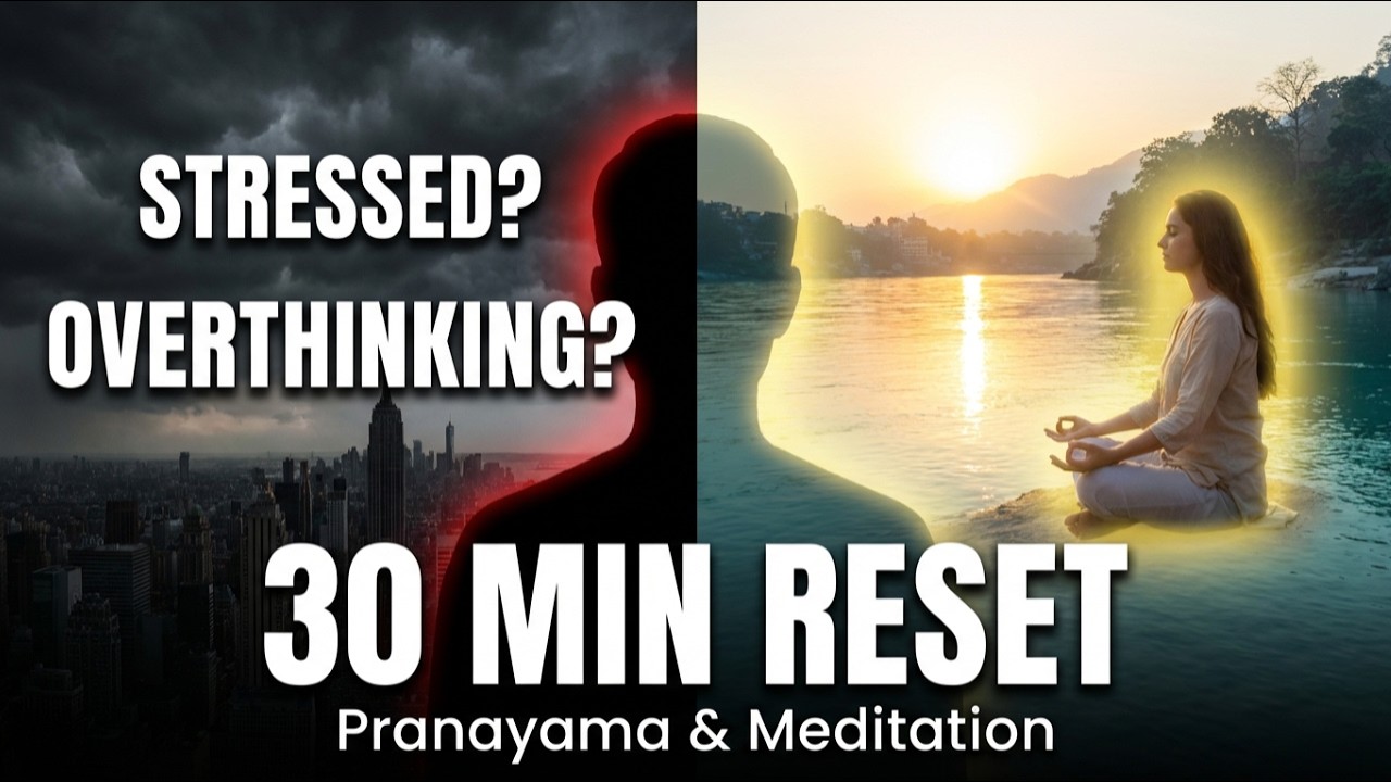 Struggling with Stress? 30 Minutes Breathing & Meditation#calmmind #mentalwellness #dailymeditation