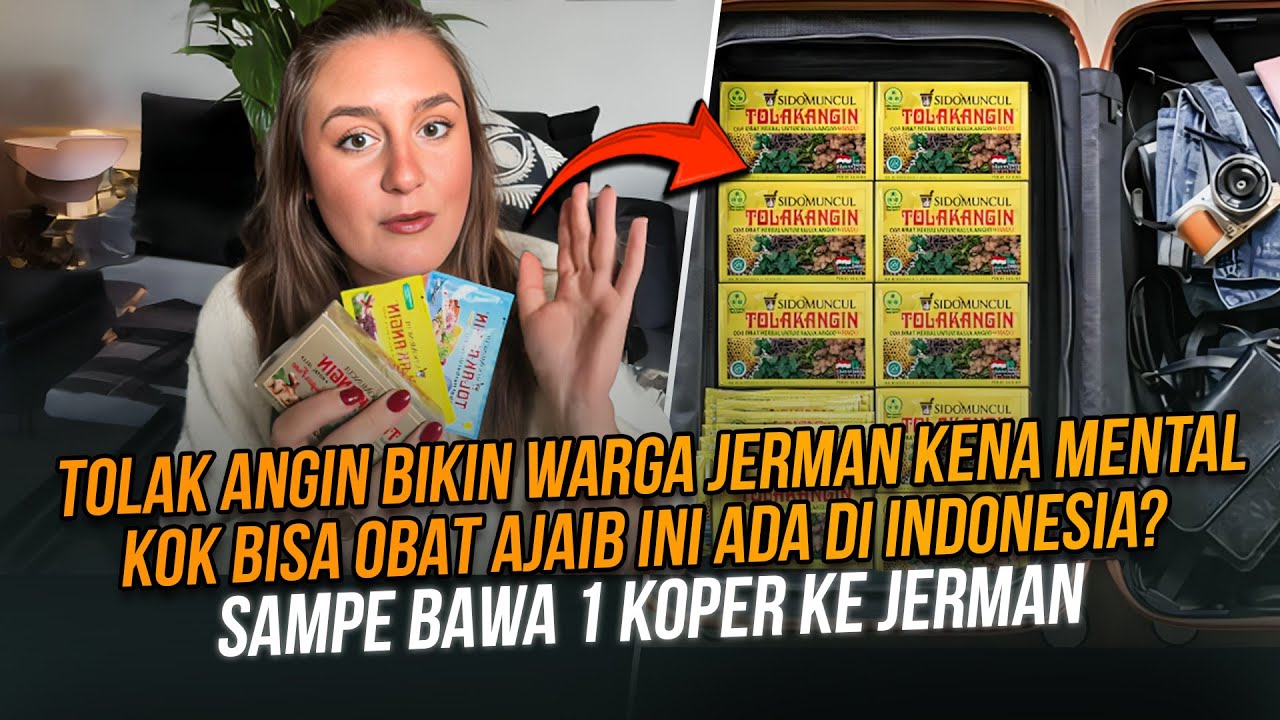 Bule Jerman Kena Mental Dengan Tolak Angin! Sebut Obat Indonesia Lebih Ajaib Daripada Obat di Jerman