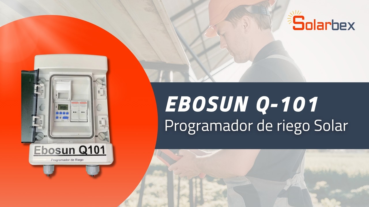 Ebosun Q-101 Programador de riego Solar