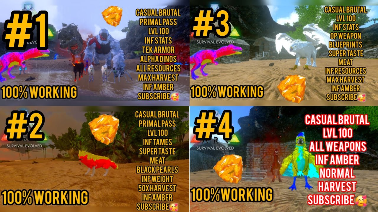 ARK MOBILE SAVE DATA | CASUAL BRUTAL | PRIMAL PASS | LVL | SUBSCRIBE  FOR MORE 🥰 BEST MOD OF ARK |